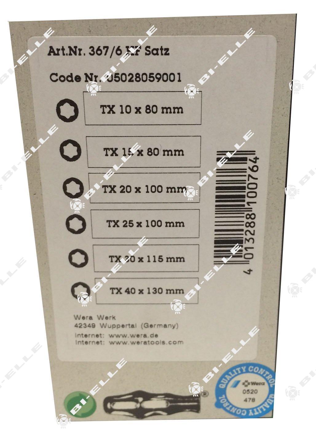 CACCIAVITI WERA SERIE 300 TORX - immagine 3