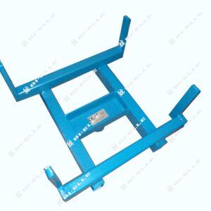 estrattore a pressa colorato di azzurro