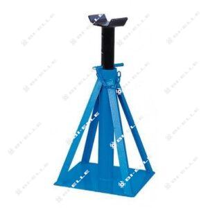 macchinario manuale sollevatore colonne azzurro