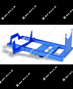 estrattore a pressa colorato di azzurro