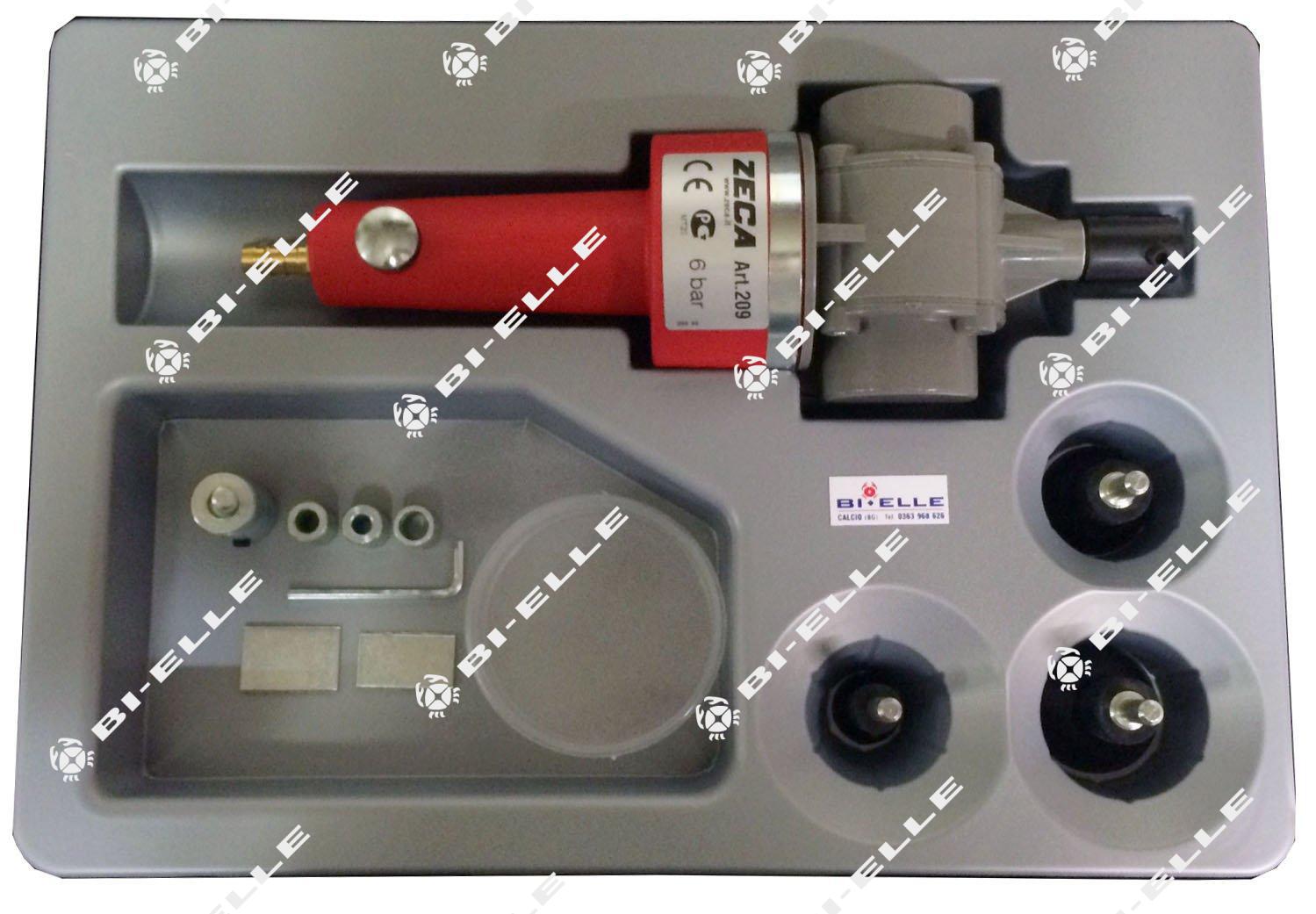 SMERIGLIATRICE PNEUMATICA PER VALVOLE CON ACCESSORI