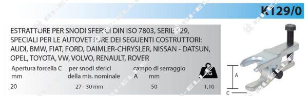 estrattore iniettori e snodi sferici universali proprietà